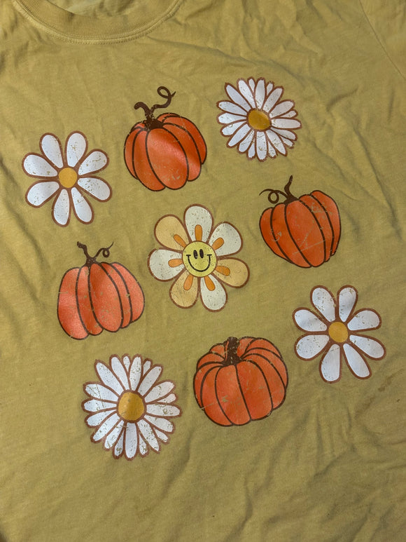 Happy Flower Pumpkins Tee
